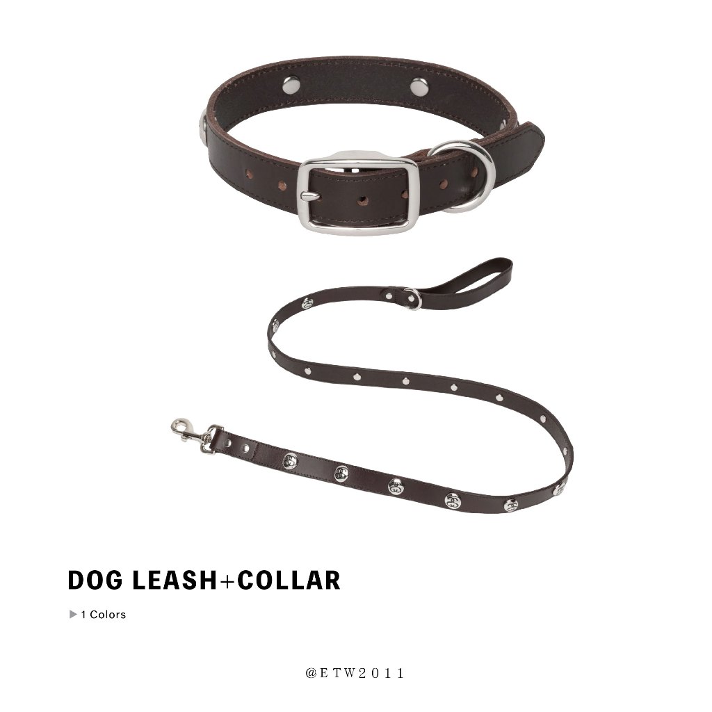 ☆ETW☆【台中店】Stussy 25FW STUDDED DOG LEASH+COLLAR 狗鍊項圈寵物