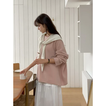 🇰🇷Oct09/ 素色百搭寬鬆長袖上衣