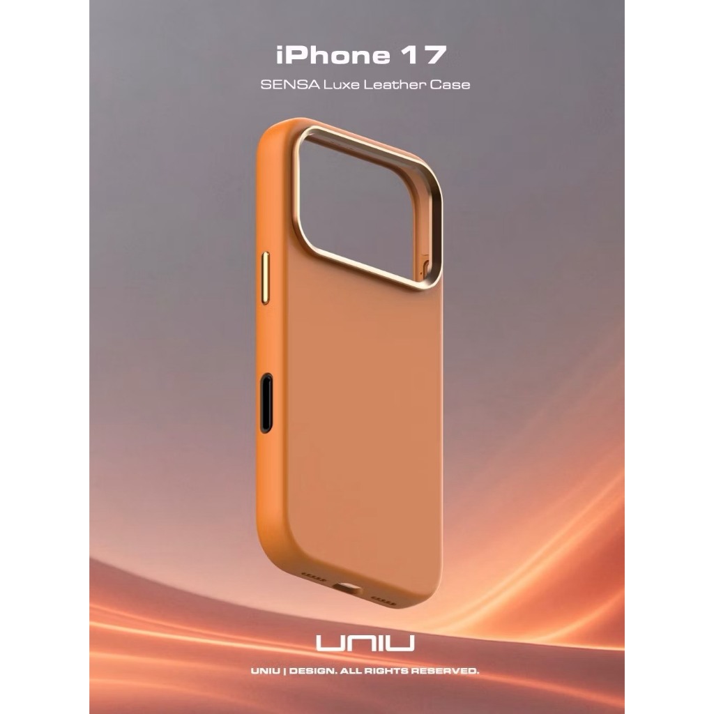 UNIU iPhone 17 Pro/Max 系列 SENSA 科技磁吸皮革殼 相機按鍵 鋁合金配件 | 蝦皮購物