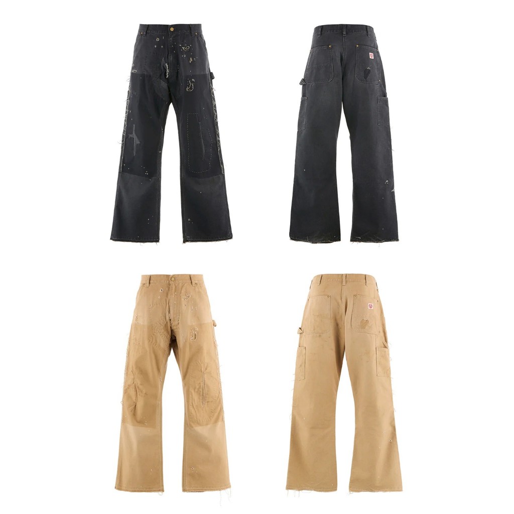 狼嚴選】SAINT Mxxxxxx DOUBLE KNEE PANTS (WHT) | 蝦皮購物