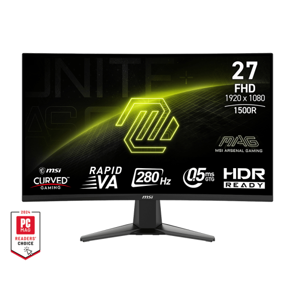 MSI 微星MAG 276CXF 27吋曲面螢幕280Hz 0.5ms 電競電腦螢幕螢幕顯示器