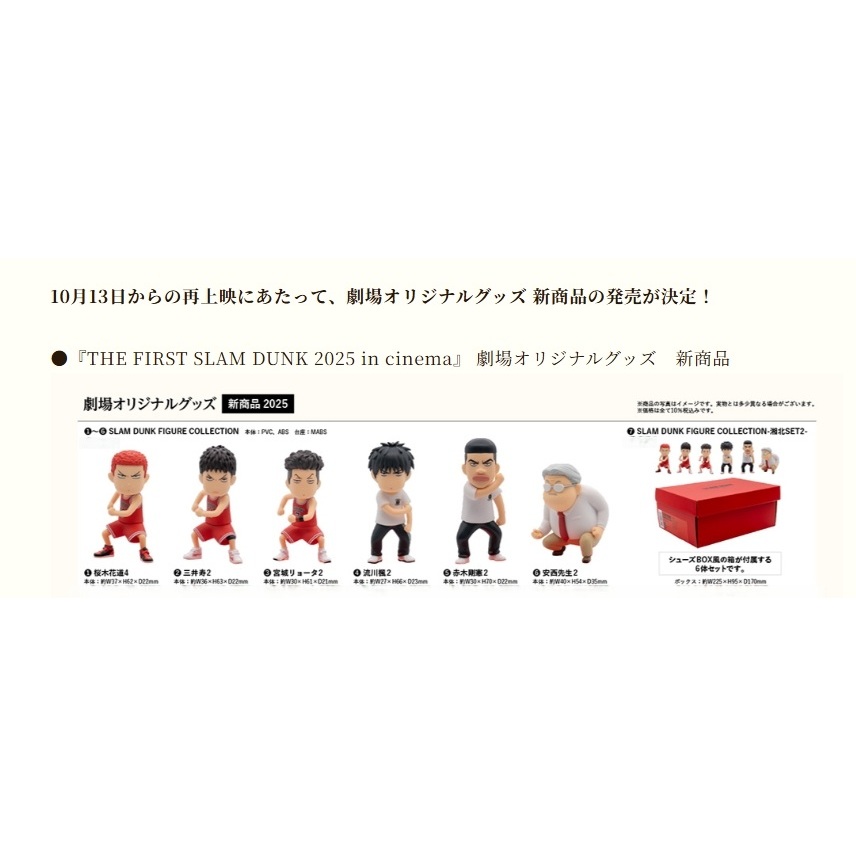 日版在台現貨灌籃高手劇場版2025全新週邊SLAM DUNK FIGURE COLLECTION