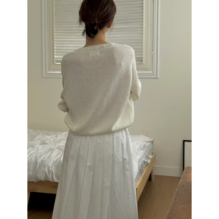 🇰🇷Oct01/溫柔色系天花板✨綁帶罩衫上衣