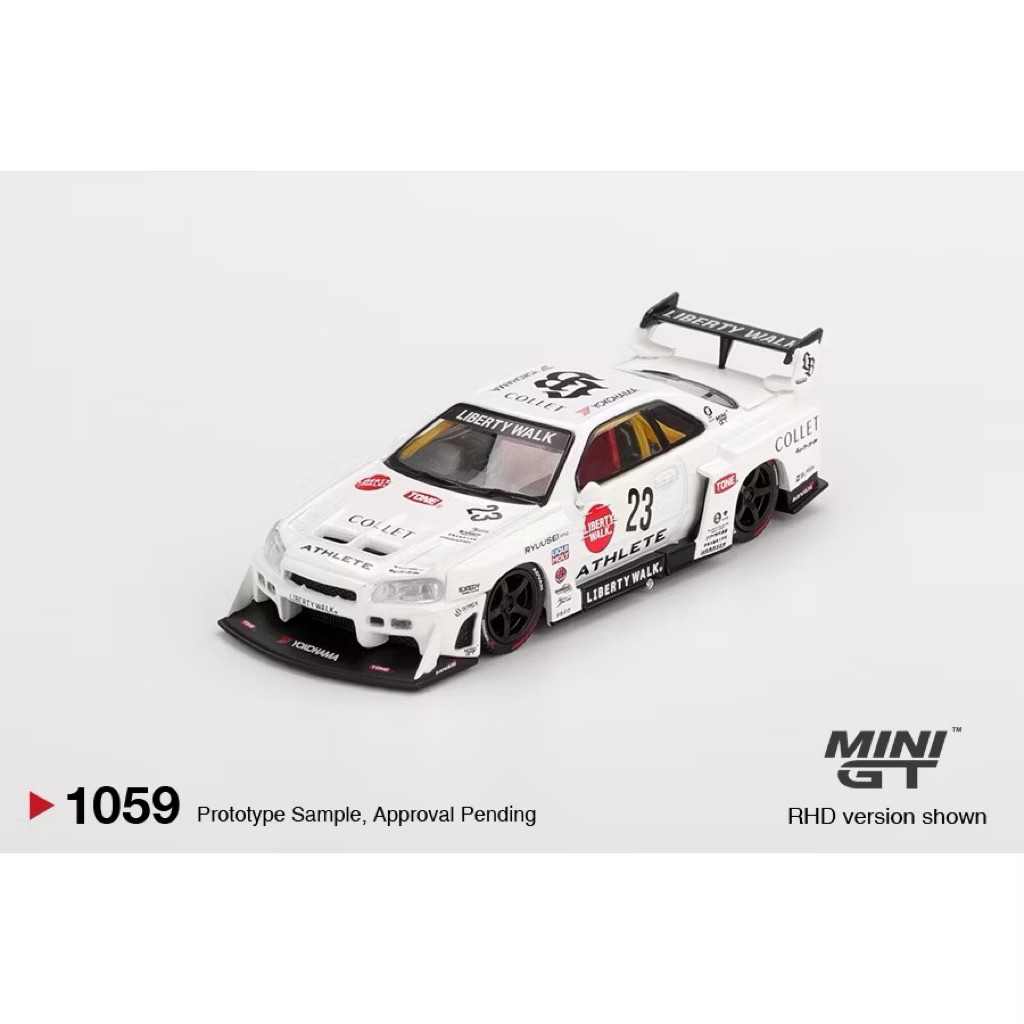 Mini toys MINI GT #1059 Nissan LB R34 Super Silhouette (全新） | 蝦皮購物