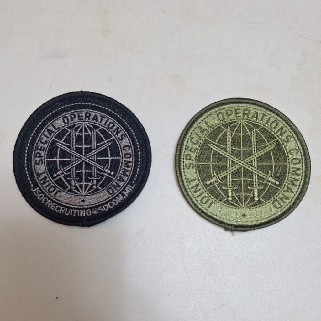 美國聯合特戰司令部臂章雙色無氈一套$買送貼紙 | 蝦皮購物