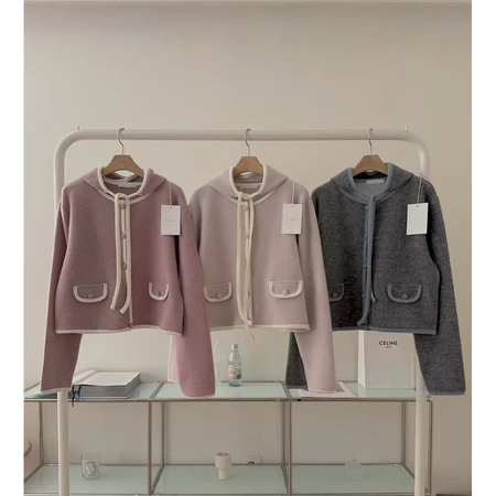 🇰🇷Nov08/ 爆Q!!!🥨 拉絨外套+帽子Set