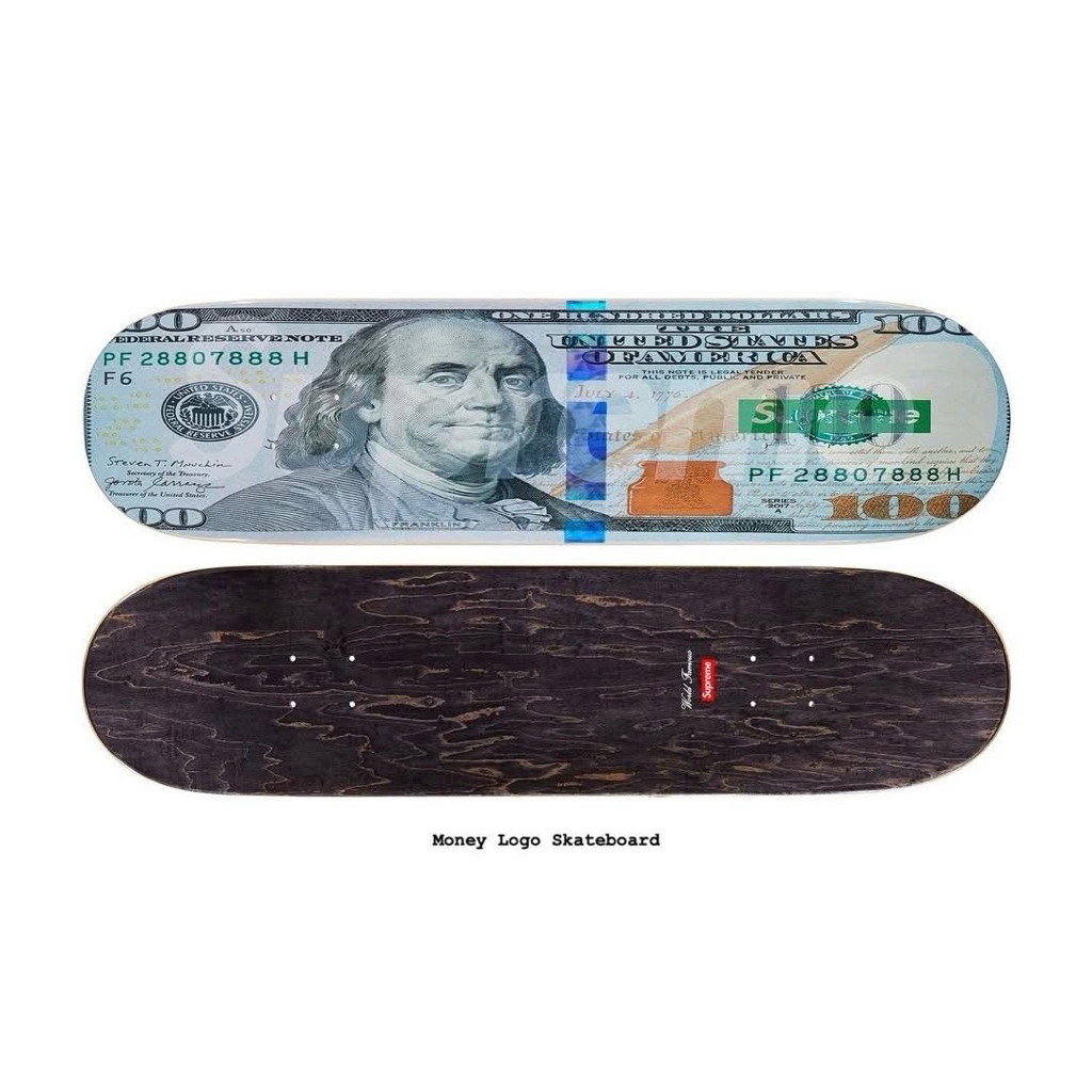 鞋術」Supreme Money Logo skateboard 擺飾滑板| 蝦皮購物