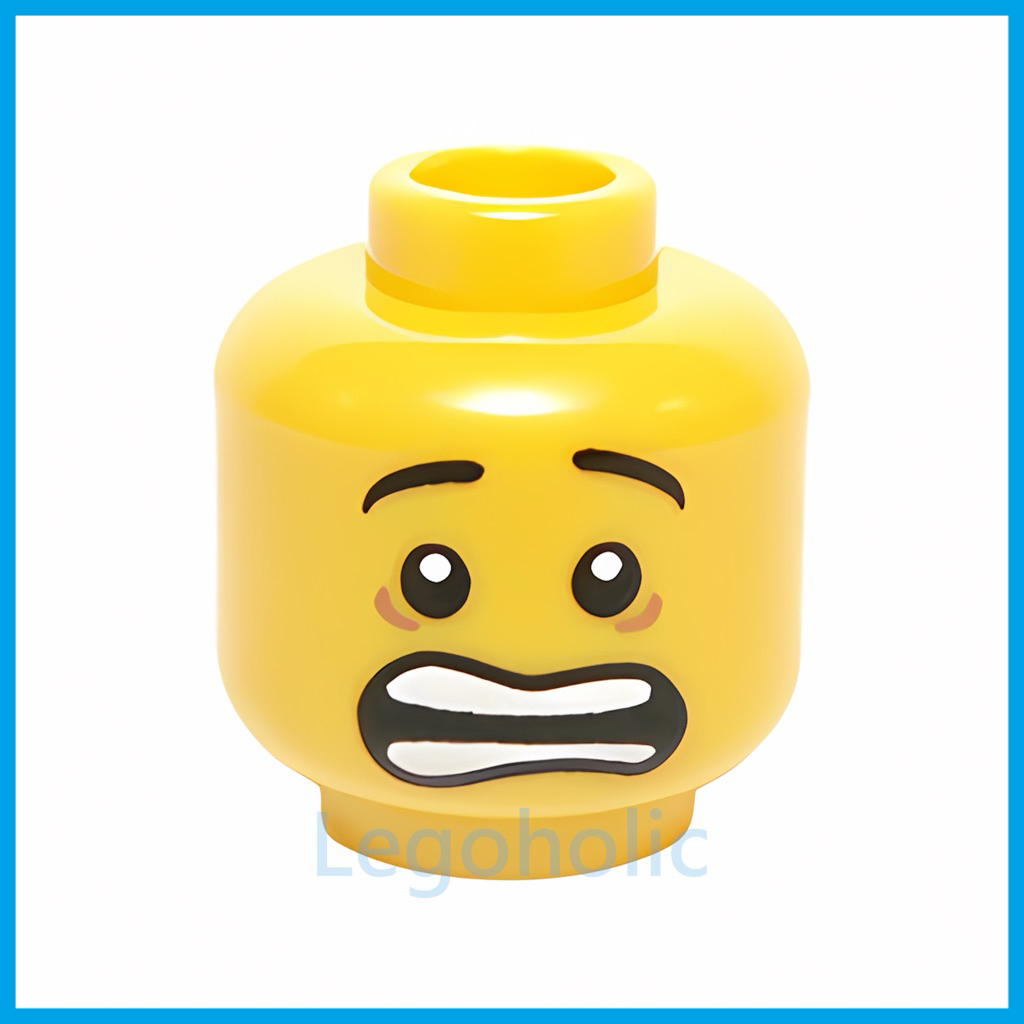 LEGO 樂高 71010 黃色 驚嚇 人頭 全新品, 零件 頭部 表情 萬聖節 | 蝦皮購物