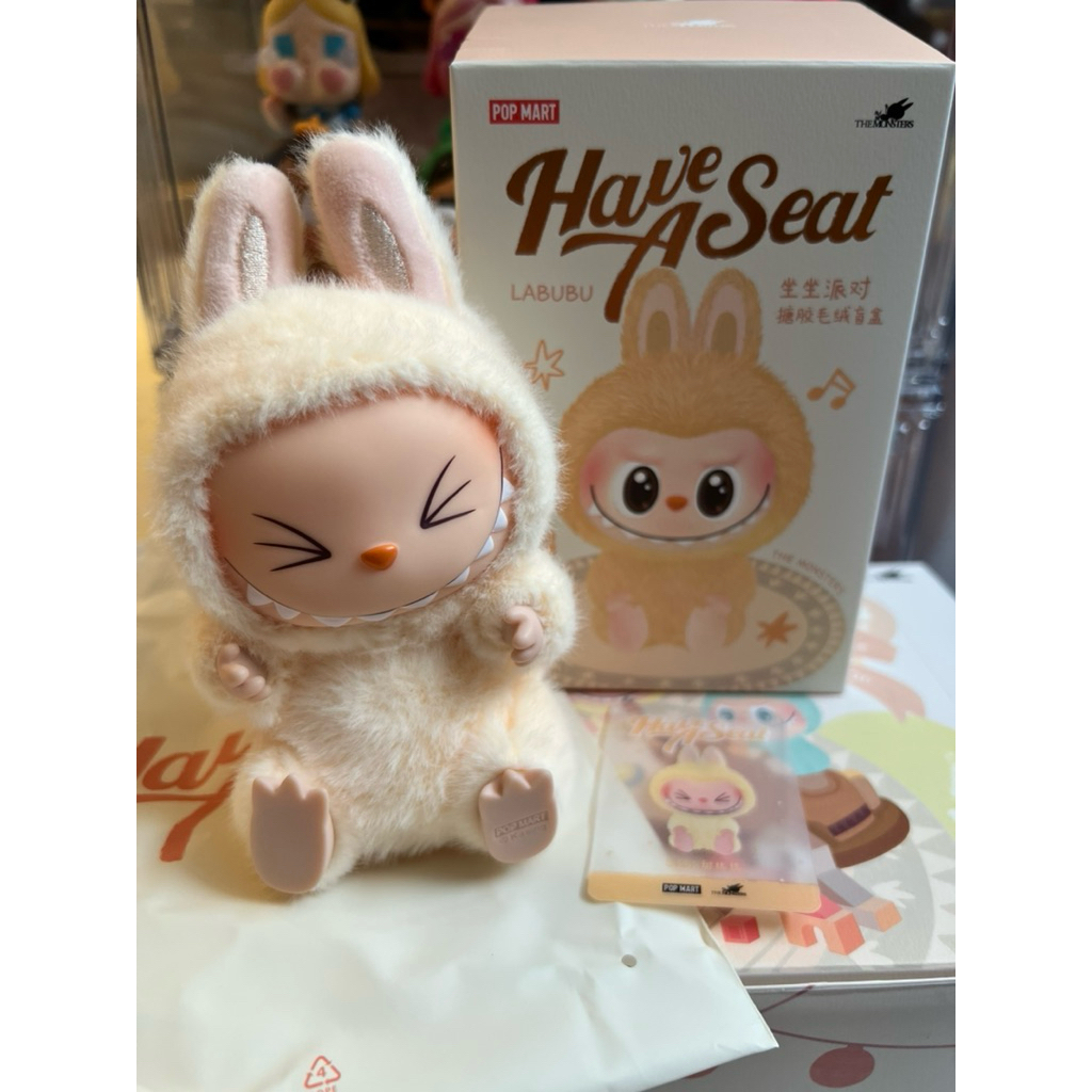 全新正品 Labubu二代Have A Seat坐坐 甜絲絲 | 蝦皮購物