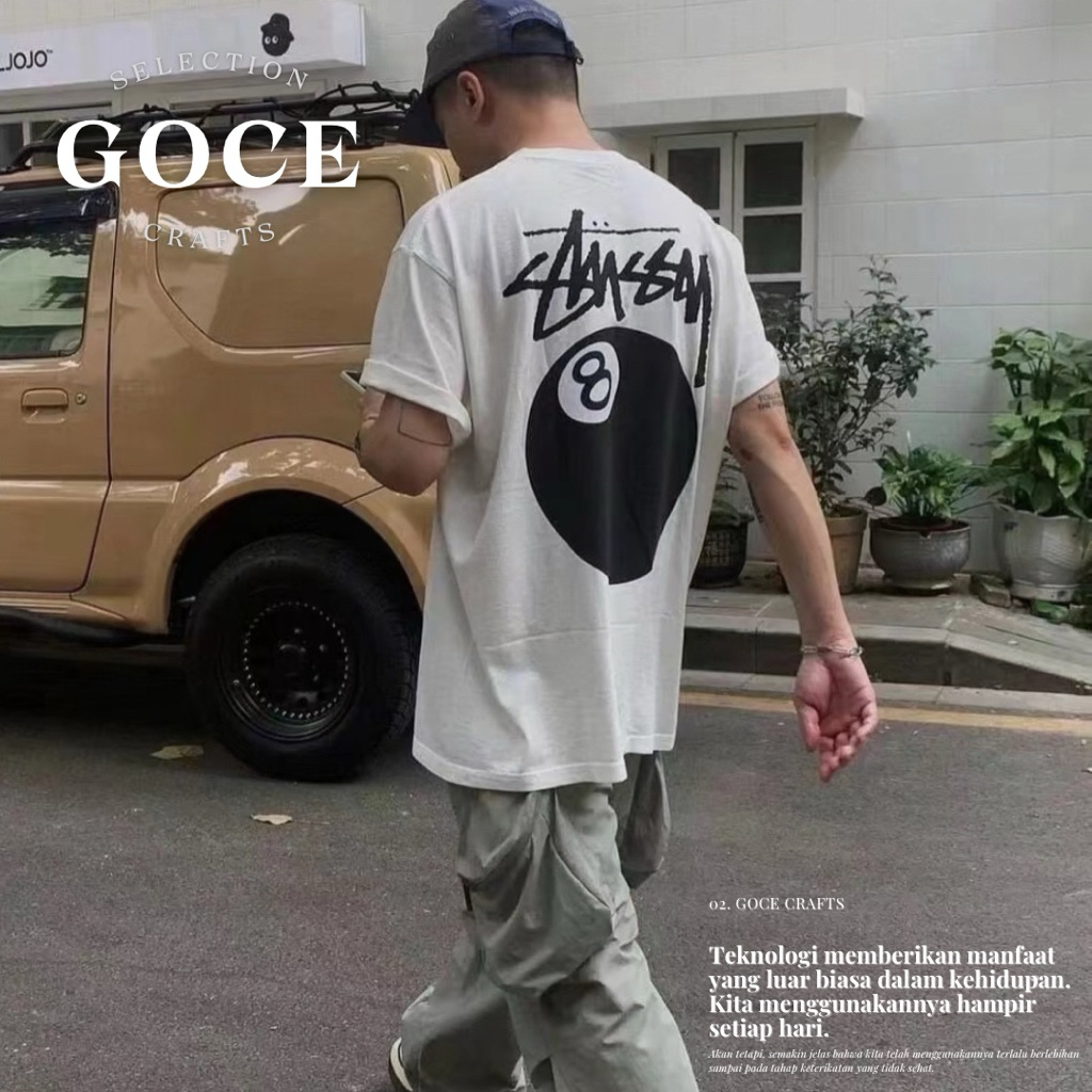 Stussy 8 Ball Tee Pigment Dyed 經典8號球 美式復古T恤 短T 短袖 男女同款 | 蝦皮購物