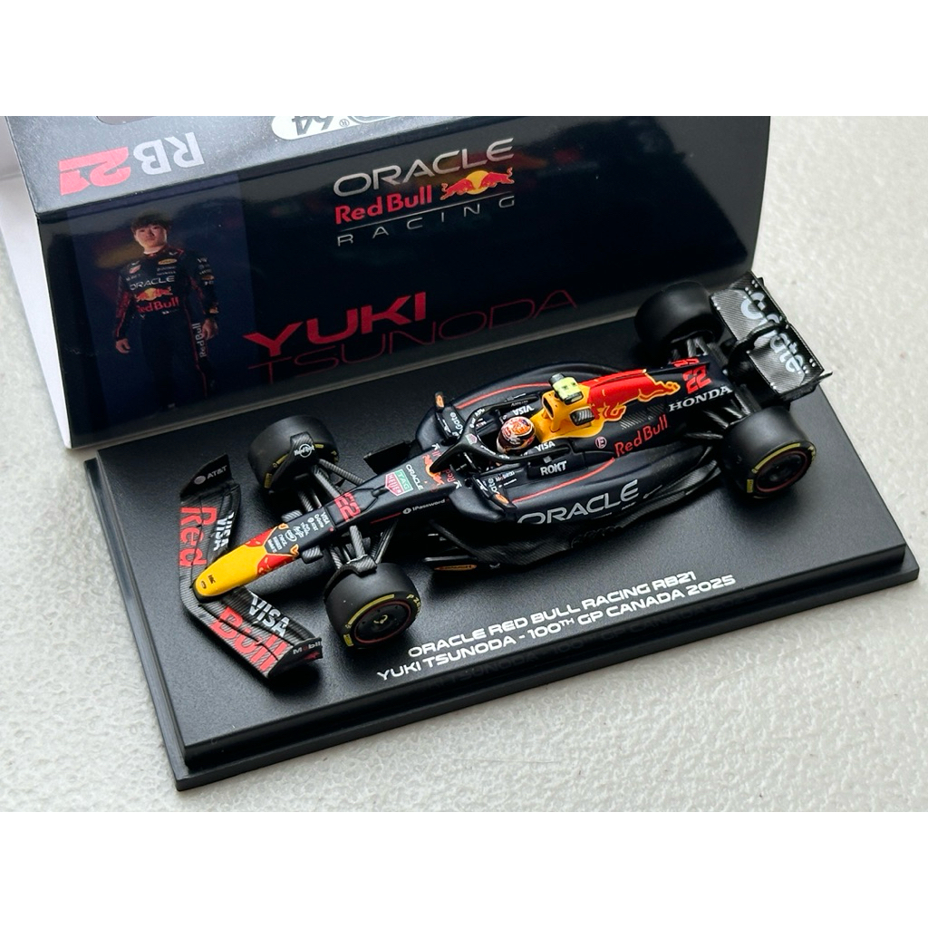 現貨販售】Minichamps 1/64 Red Bull RB21 角田裕毅Yuki加拿大🇨🇦站
