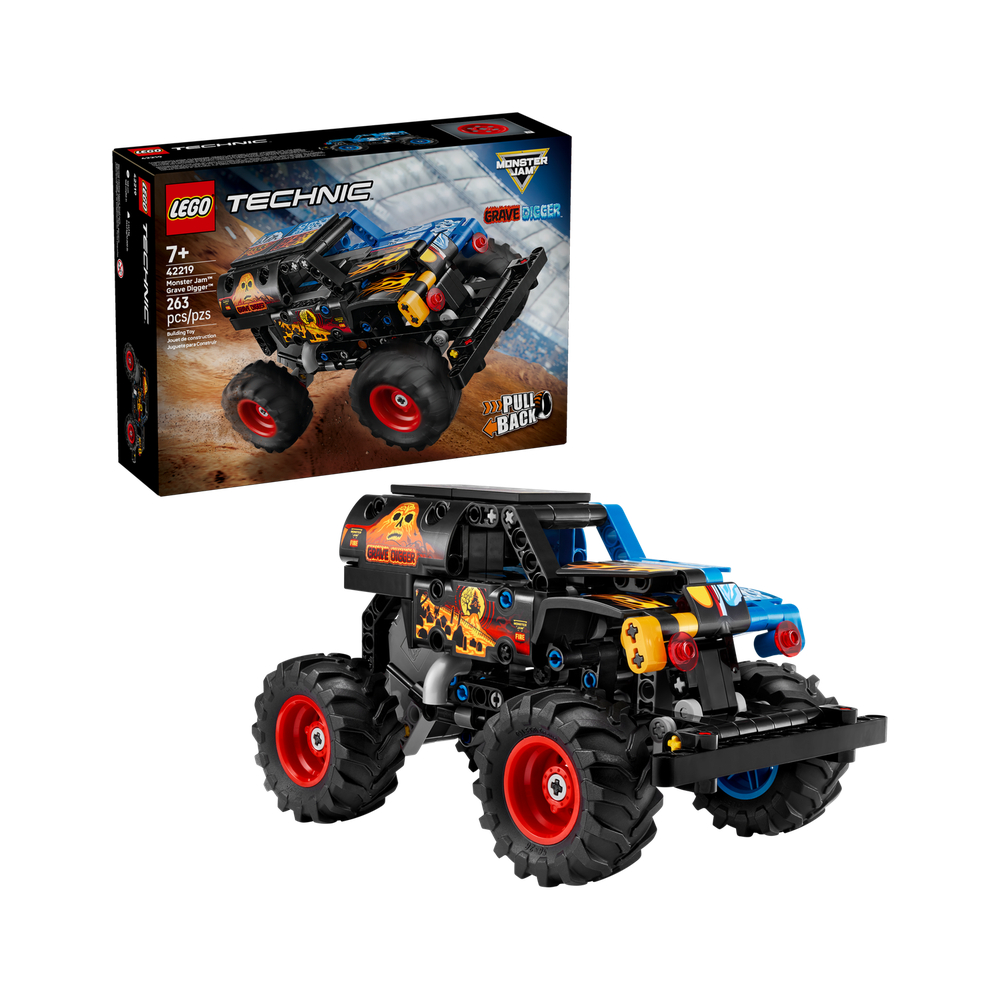 【積木樂園】樂高 LEGO 42219 TECHNIC Grave Digger 火與冰 | 蝦皮購物
