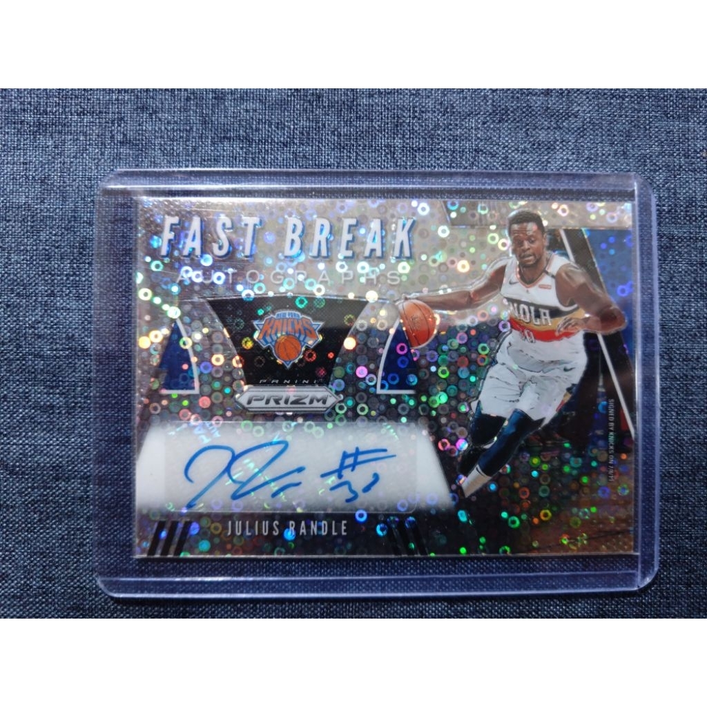 NBA 籃球 PANINI PRIZM fast break JULIUS RANDLE 閃亮 簽名 球員卡 | 蝦皮購物
