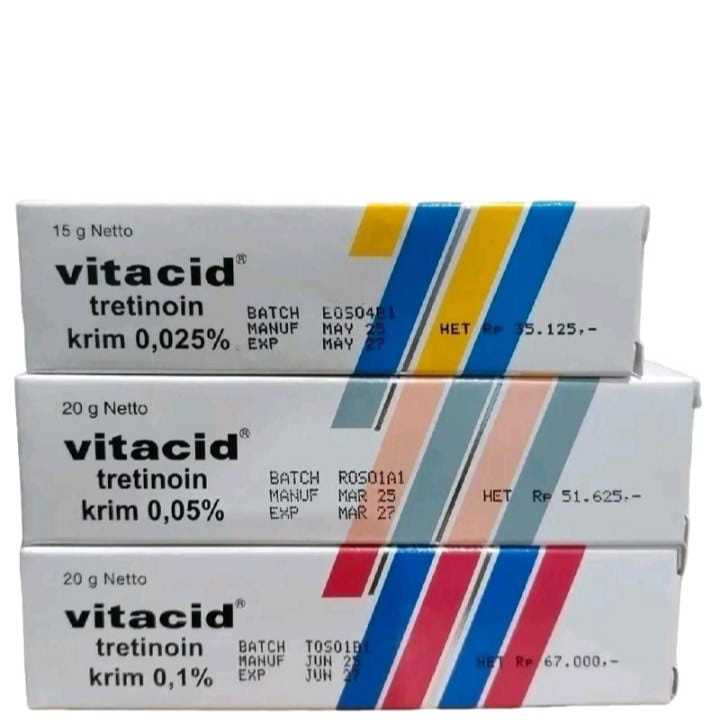 Vitacid cream 3 varian 15gr | 蝦皮購物