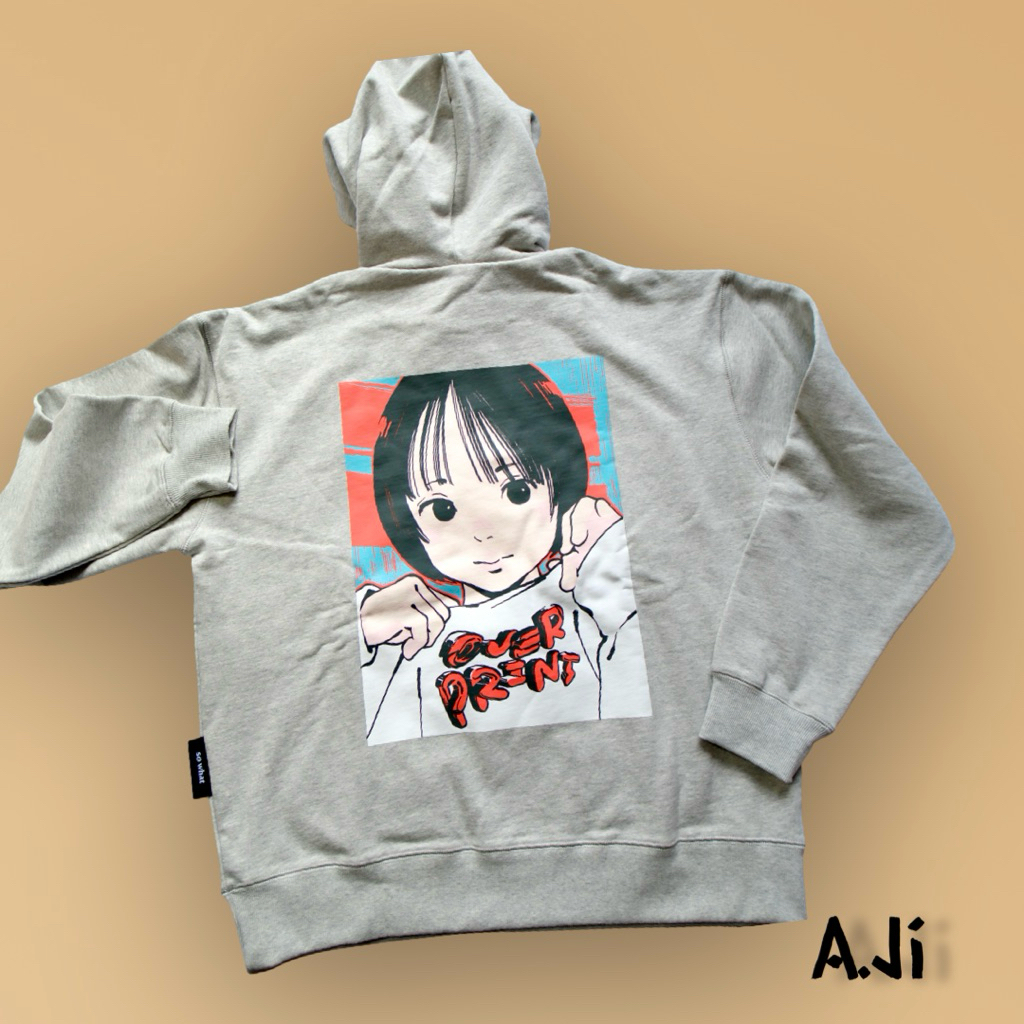 over print POP ART Hoodie Ver.3 (ん) L 現貨】Overprint POP ART back pile Hoodie Ver:21 | 蝦皮購物