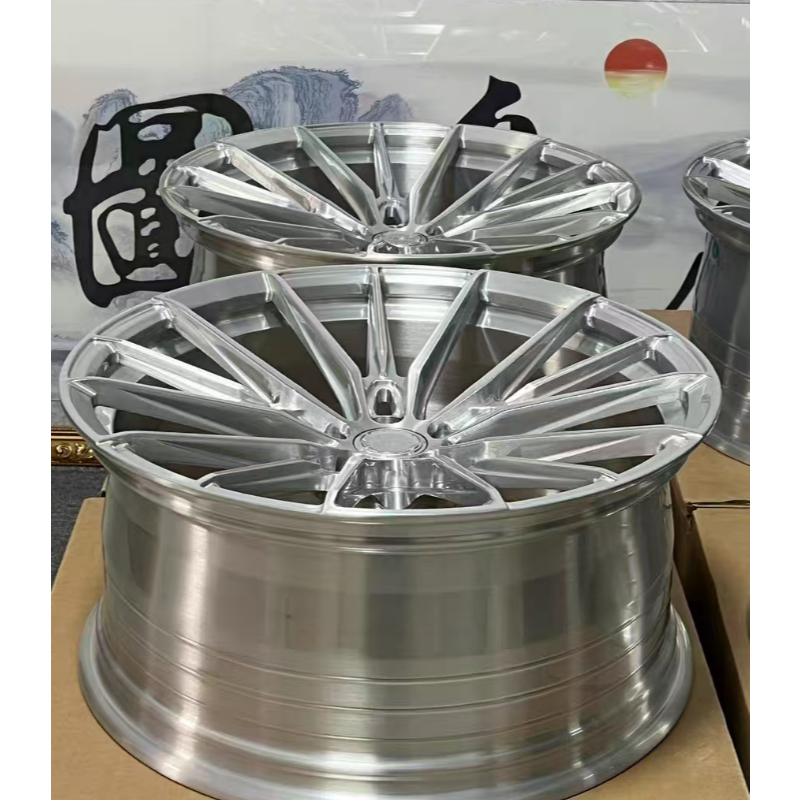 特價 現貨！ 大內凹WF CF4鍛造輪框 奧迪A5/A7專用數據 20吋9.5J 25ET 拉絲銀+透明粉 輕量化 | 蝦皮購物