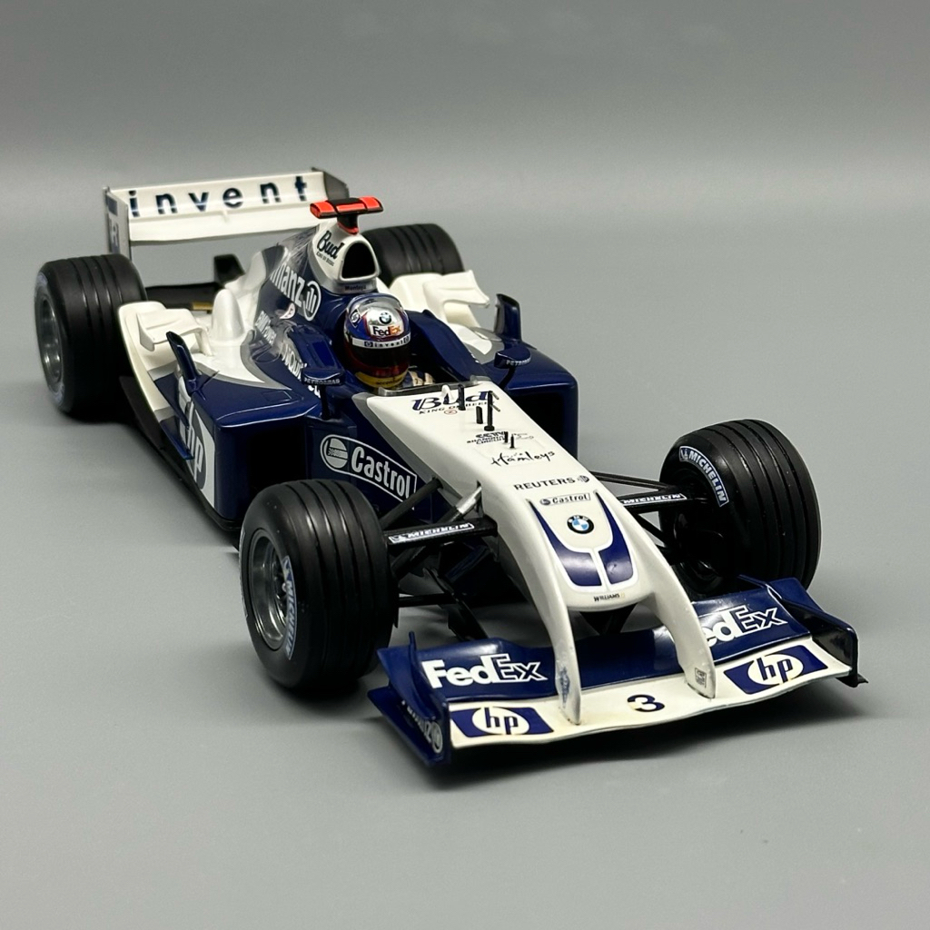 模型分享】Minichamps Williams-BMW FW26 Montoya 1/18 F1 2004 | 蝦皮購物