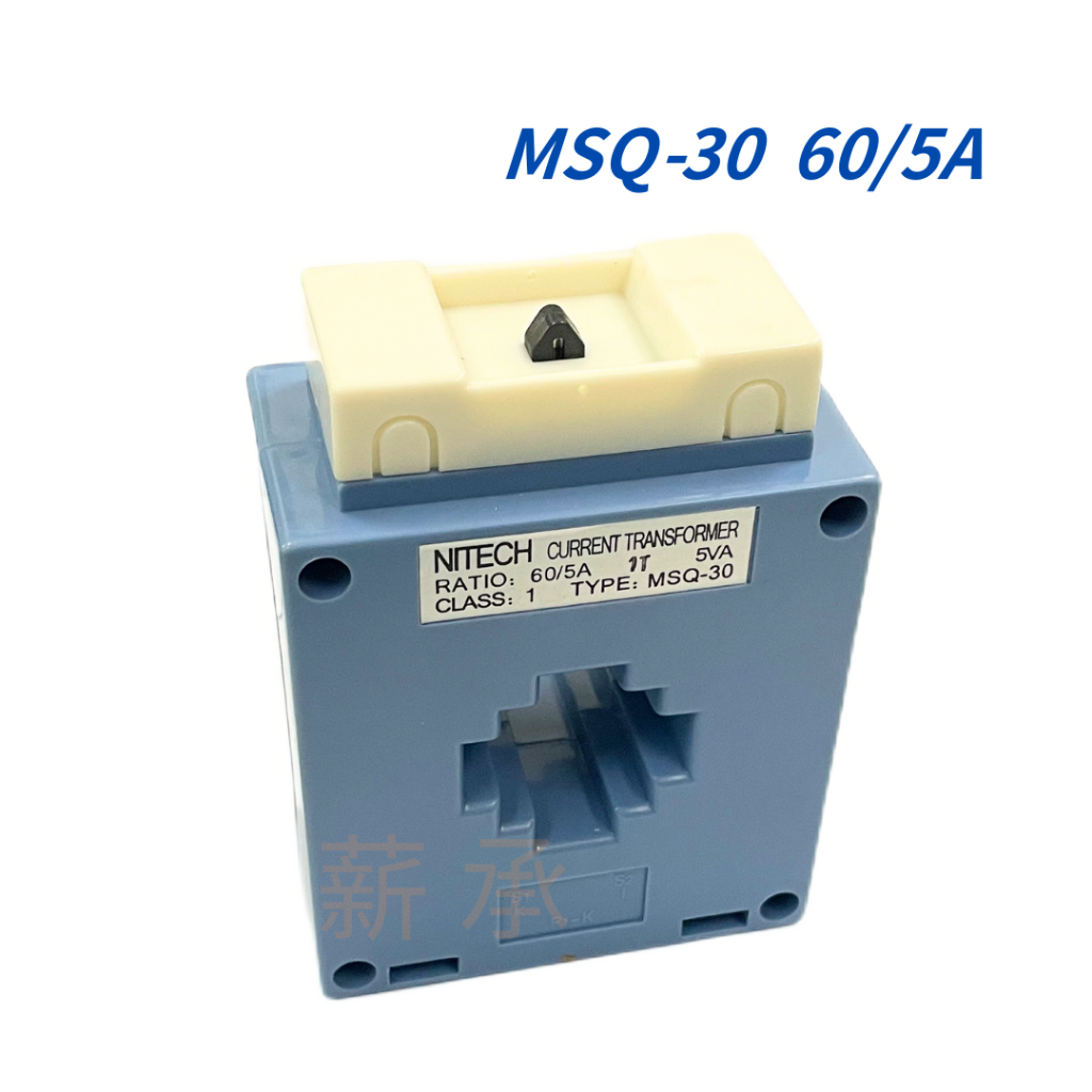 現貨 NITECH 比流器 CT 電流互感器 MSQ-30 60/5A 1T 5VA | 蝦皮購物