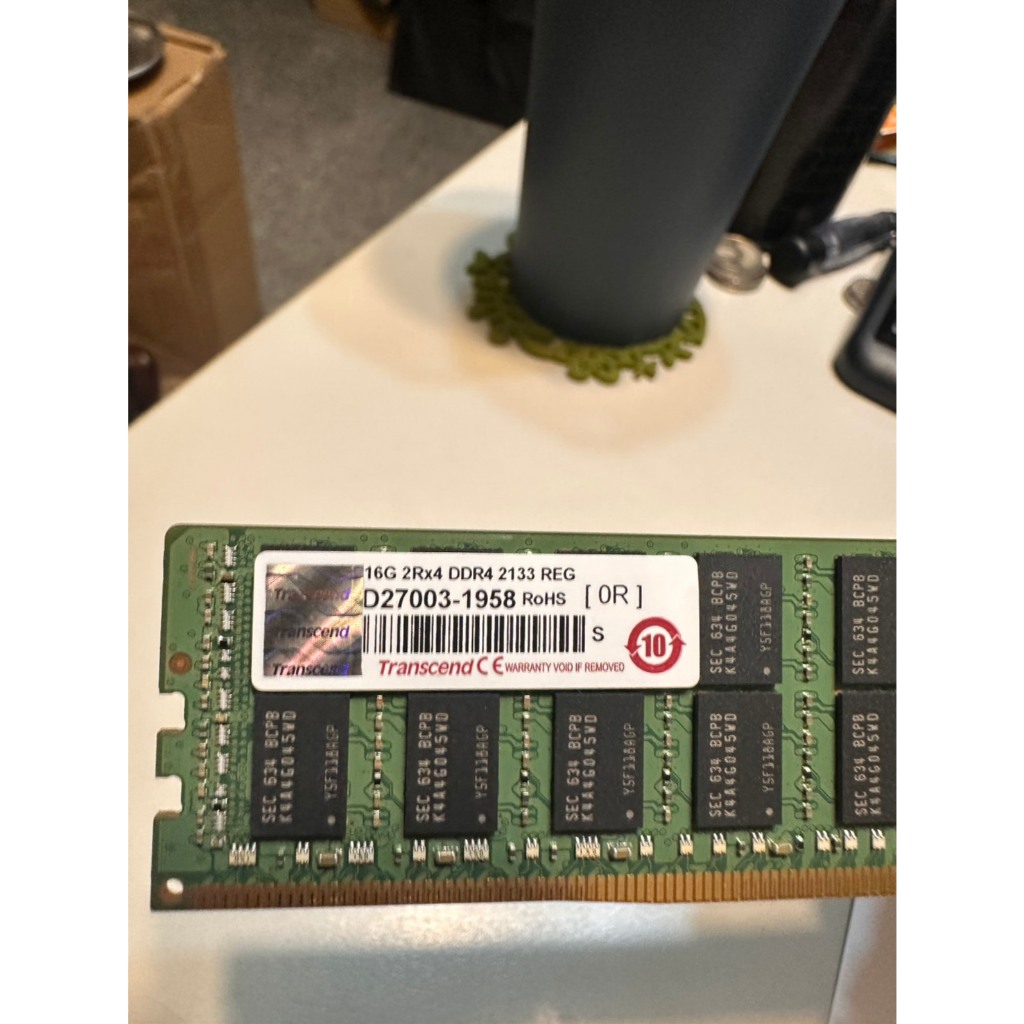 Transcend 16G 2Rx4 DDR4 2133 REG 伺服器用記憶體| 蝦皮購物