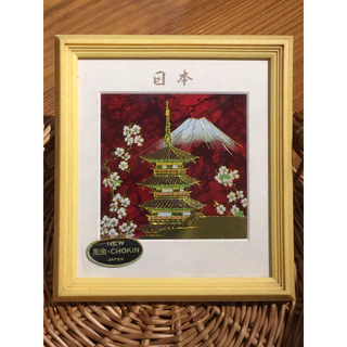 新品】24K The art of Chokin☆希少▷鬼瓦茶托 5客 年譜付 chokin