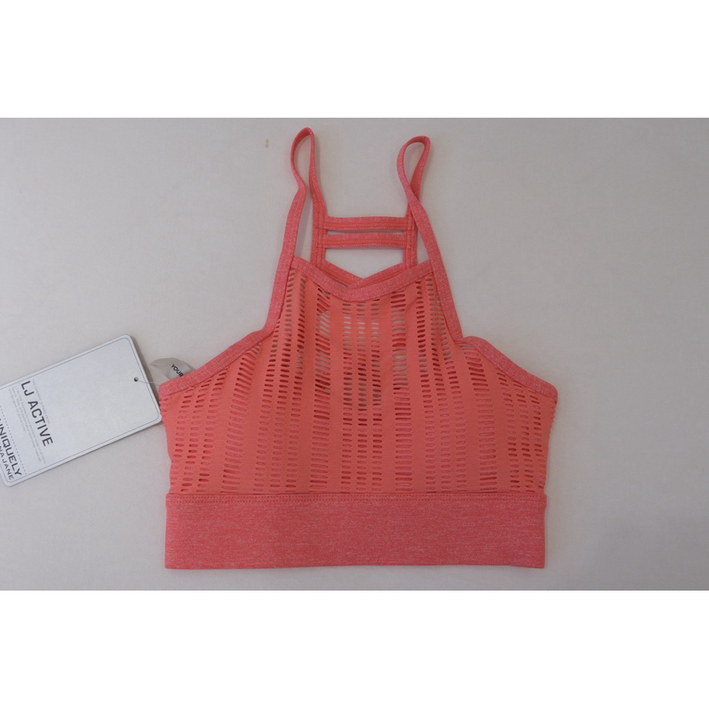 【全新Lorna Jane運動內衣】Refresh Sports Bra｜Pink Grapefruit Marl未剪牌 | 蝦皮購物