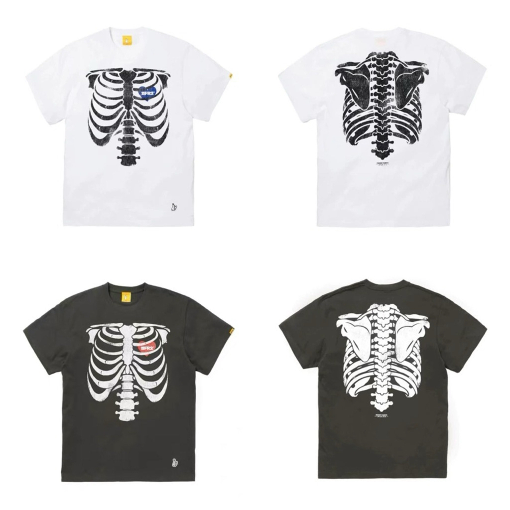 全新限量免運FR2 BONE Garment Dye T-shirt 柳撫子月桃骨頭水洗做舊