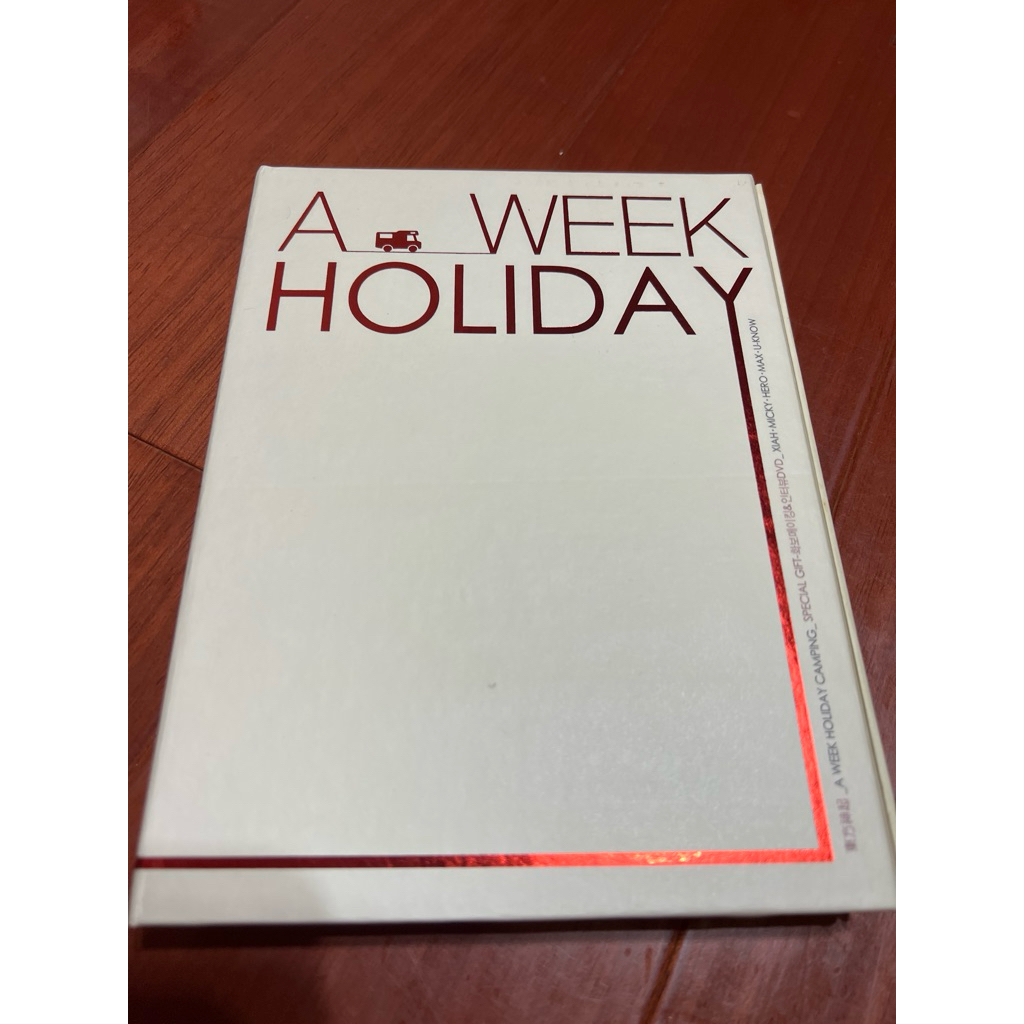 東方神起 A WEEK HOLIDAY 写真集 東方神起 A WEEK HOLIDAYフォトBOOK