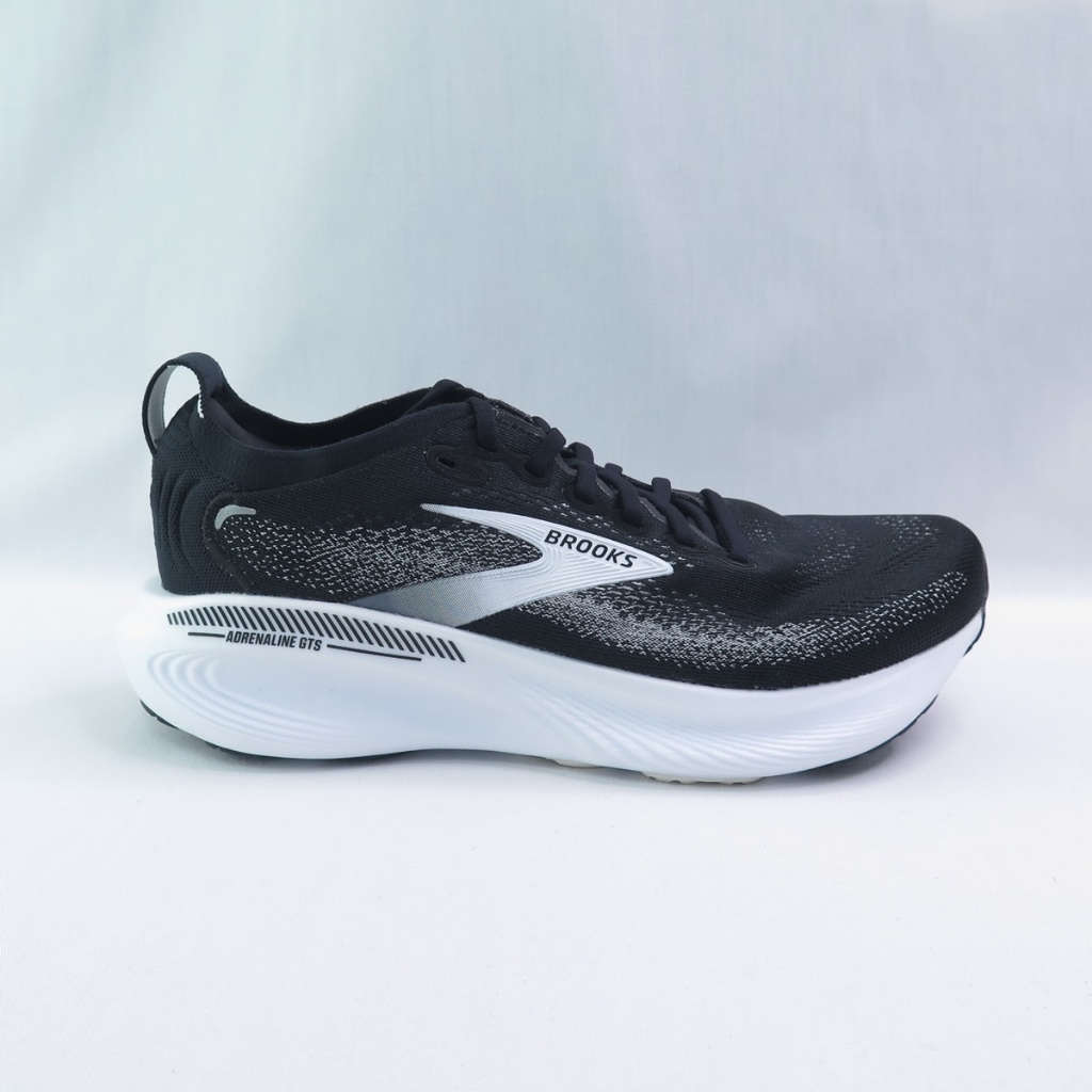 BROOKS 1104544E090 Adrenaline GTS 25 男慢跑鞋 腎上腺數GTS系列 4E寬楦 黑x白 | 蝦皮購物
