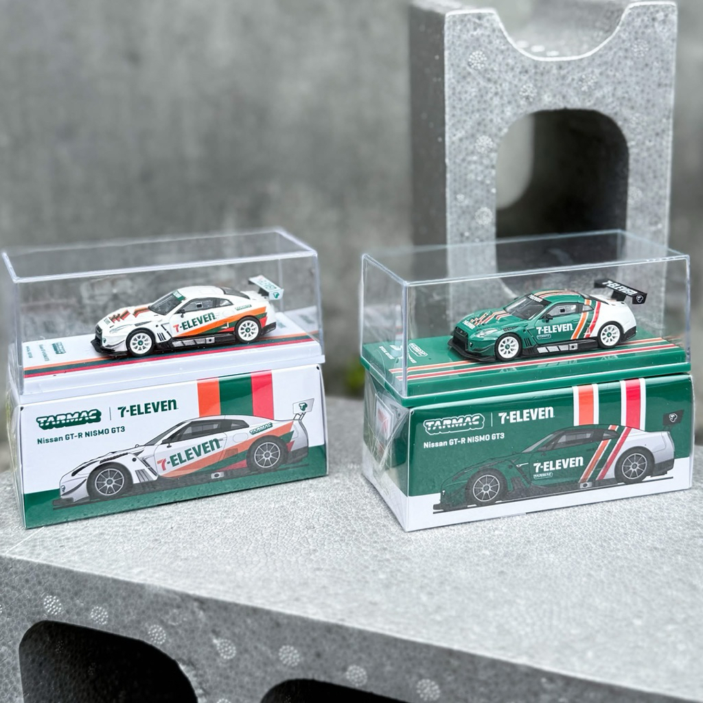 台灣限定711模型車 TARMAC WORKS&7-ELEVEN 聯名 Nissan GTR 限定款 | 蝦皮購物