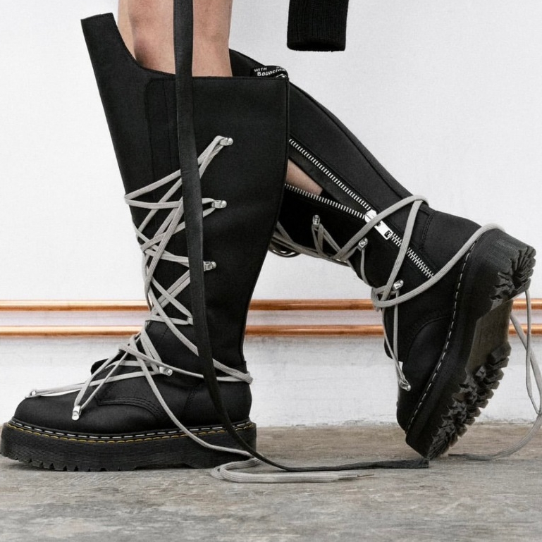 狼嚴選】Rick Owens X Dr.Martens 1B60 QUAD SOLE PENTALACE BOOT