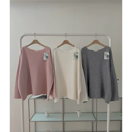 🇰🇷Oct09/ 素色百搭寬鬆長袖上衣