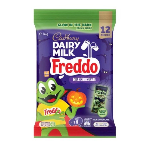 澳洲Cadbury吉百利巧克力分享包 #發光青蛙牛奶白巧克力萬聖節限定版 | 蝦皮購物