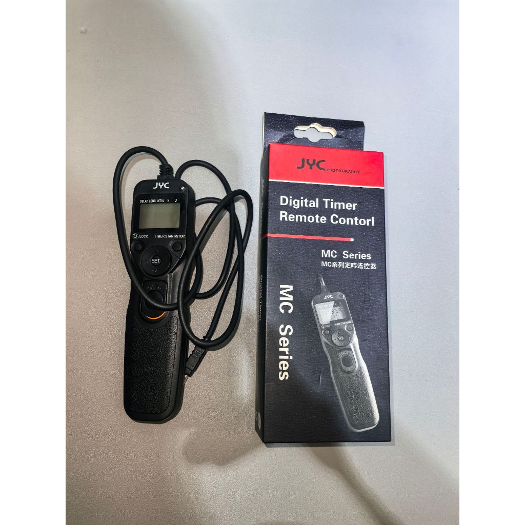 JYC MC Series Digital Timer Remote Control 數位定時快門線（近新品） | 蝦皮購物