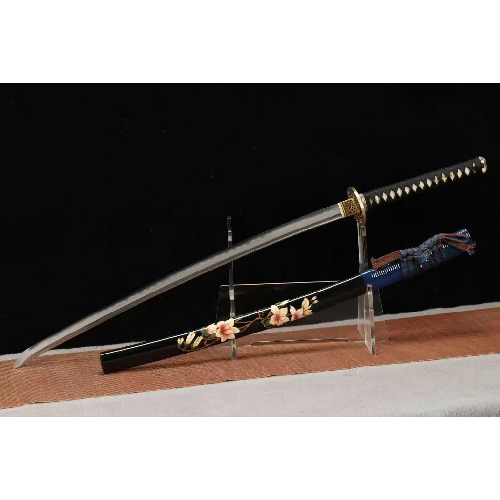 【典藏】地基研白 神火紋魚皮柄武士刀 武士劍 日式長刀太刀 Katana 居合道打刀 龍泉刀劍 劍道拔刀術練習刀 未開刃 | 蝦皮購物