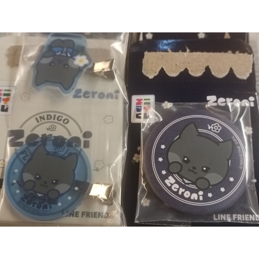 【zeroni】〈EF賞〉髮夾SET+徽章〈附外盒〉woongnini ZEROBASEONE 金地雄 日本 ウンニニ | 蝦皮購物