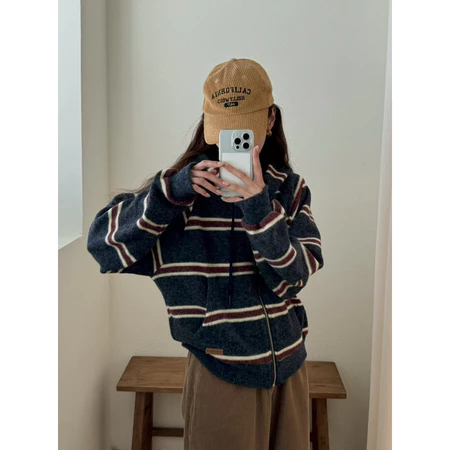 🇰🇷Nov05/ 歐膩指定❤️‍🔥萬年條紋造型外套