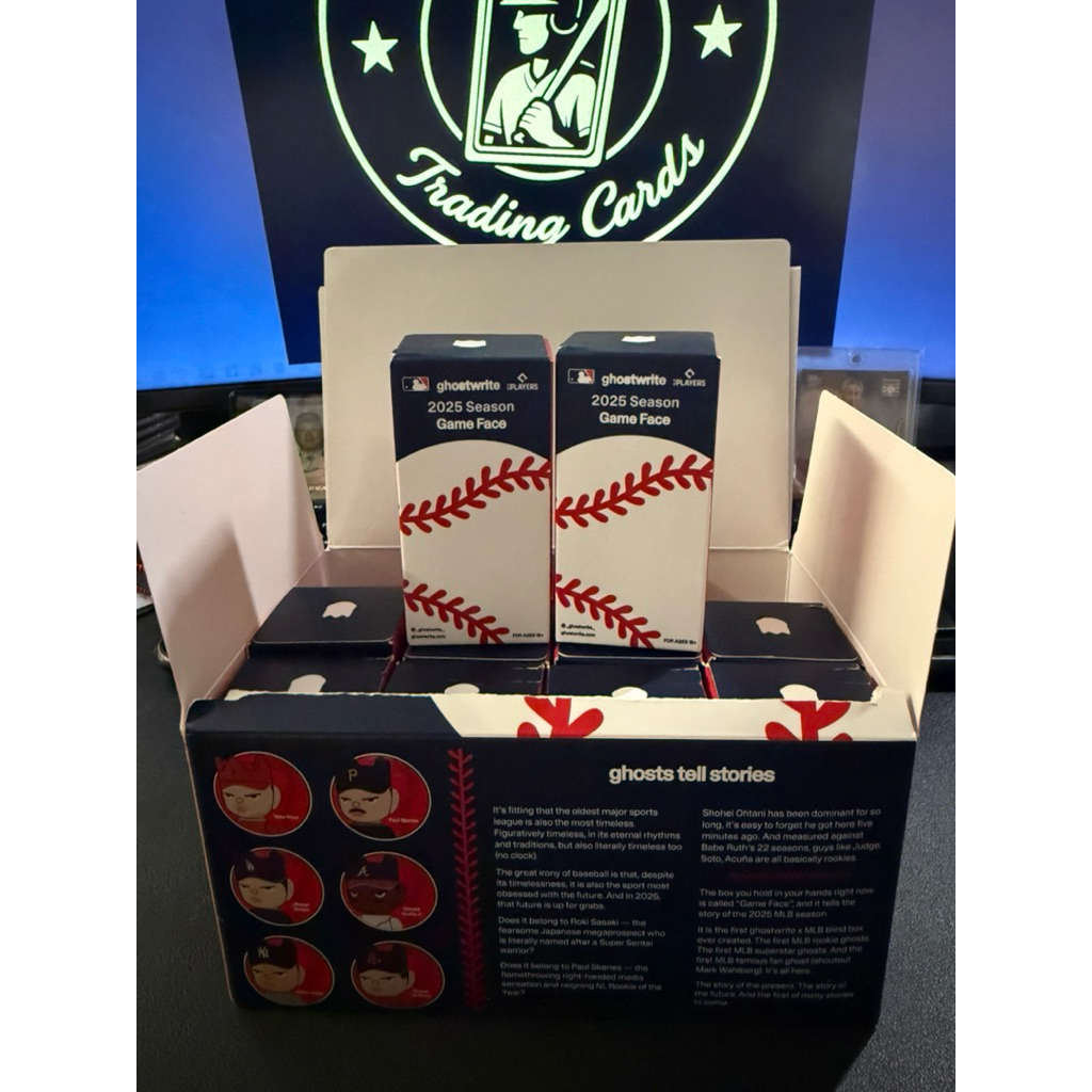 全新現貨-完整箱出 大聯盟MLB 2025 GHOSTWRITE GAME FACE BLIND BOX一盒 大谷 法官 | 蝦皮購物
