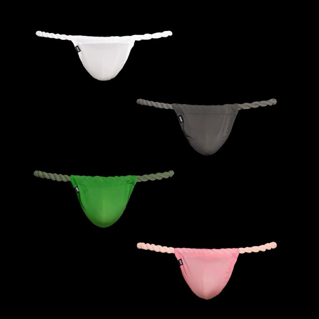 EGDE【L-XL！透け！完売】八面玲瓏 SEE THROUGH 黒猫 褌 六尺 お仕立て]黒