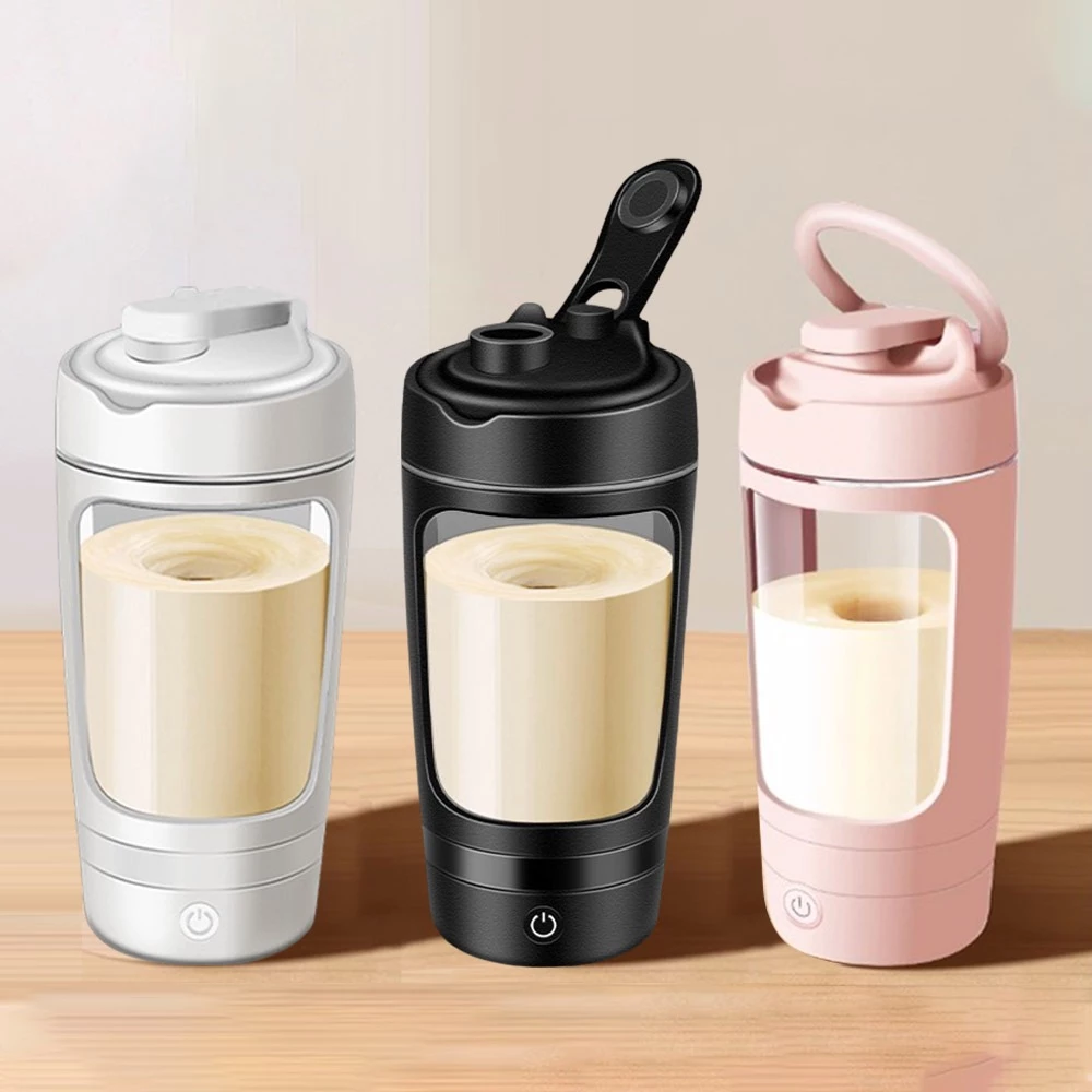 告別粉疙瘩！Tritan 可拆卸電動攪拌杯：健身房與辦公室的懶人攪拌神器