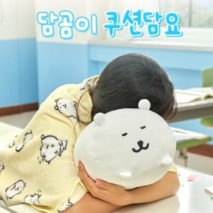 【現貨】正版 韓國自嘲熊 毛毯藏在抱枕裡 自嘲熊造型 抱枕毯 | 蝦皮購物