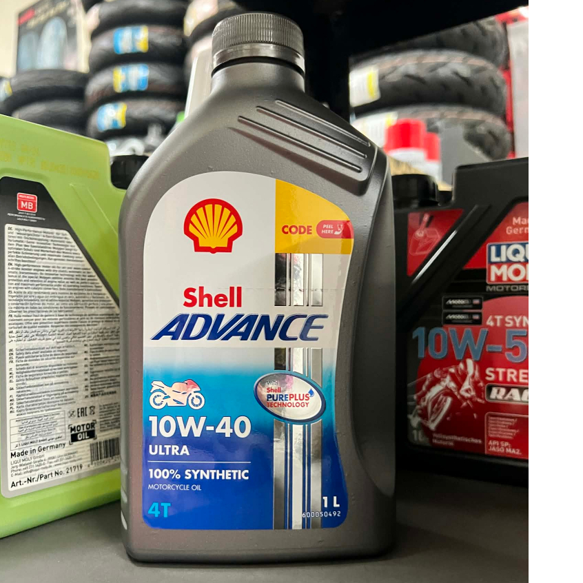 左營區【油品味】殼牌 Shell ADVANCE ULTRA 4T 10W40 MA2 機車機油 | 蝦皮購物