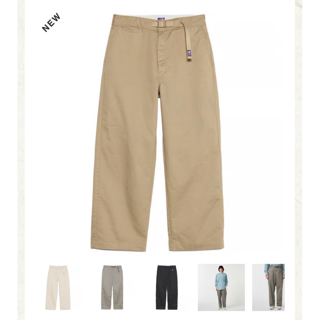 N25FC033]THE NORTH FACE COOLMAX Chino Field Work長褲紫標工作褲