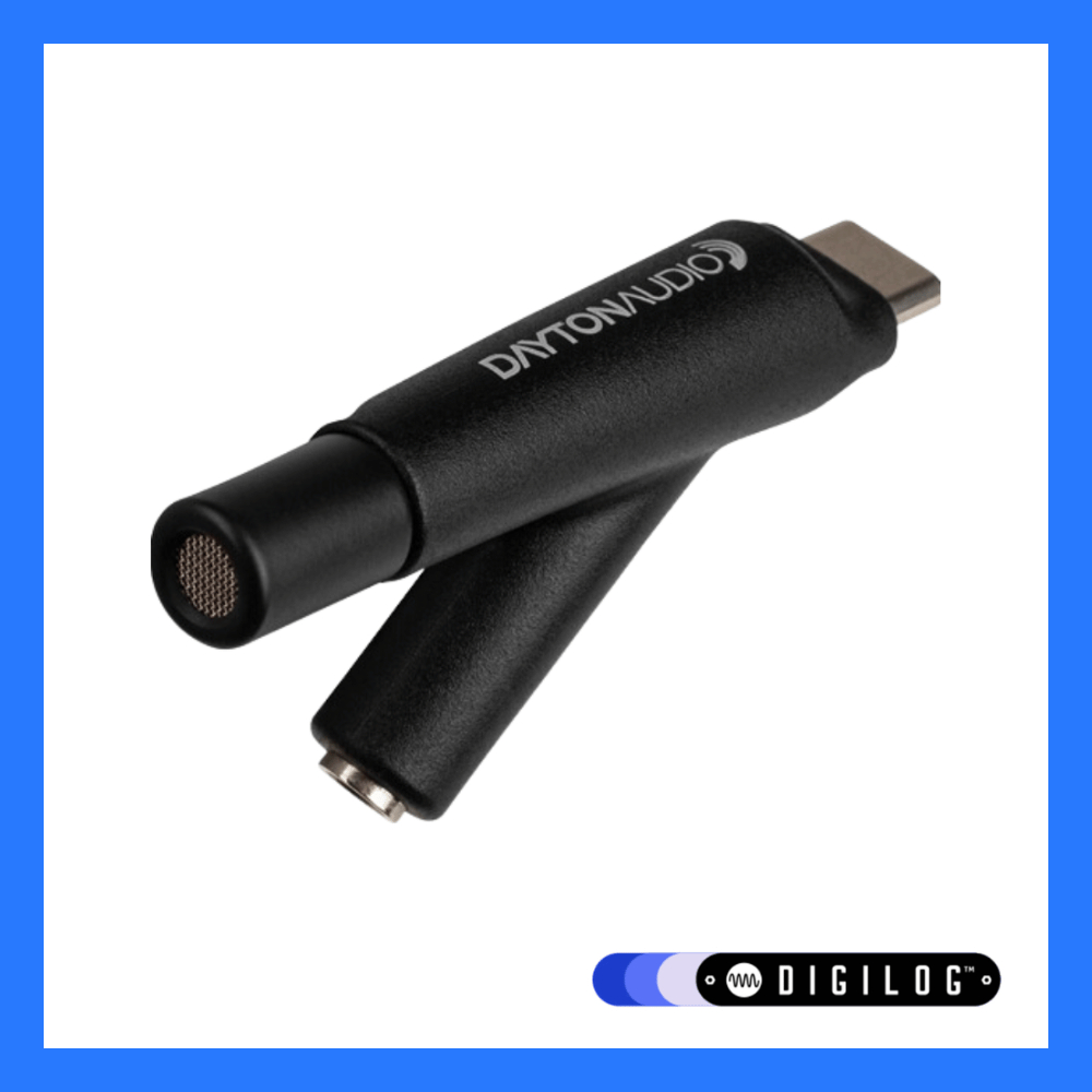 Dayton Audio iMM-6C iDevice USB-C 量測麥克風行動裝置用量測麥克風