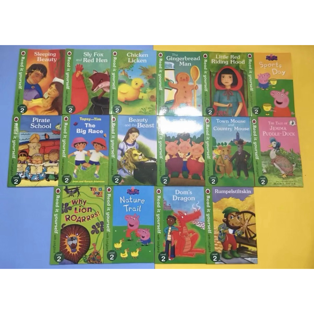 read it yourself 50冊 64GB maiyapen付 Read it Yourself with Ladybird Collection 50 Books Box Set Pack