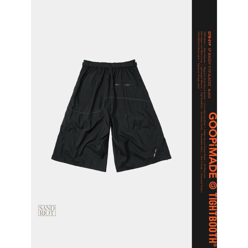 GOOPiMADE x TIGHTBOOTH 2025 S/S GTB-01P SP Baggy 7/10 Slacks