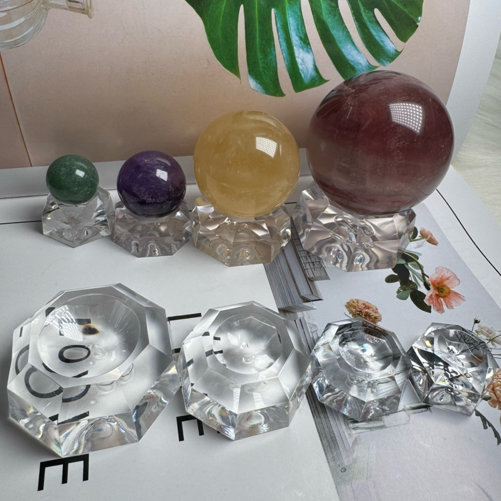 壓克力球座水晶球專用六角/八角造型✓四種尺寸可選擇💜💜適用於2～6