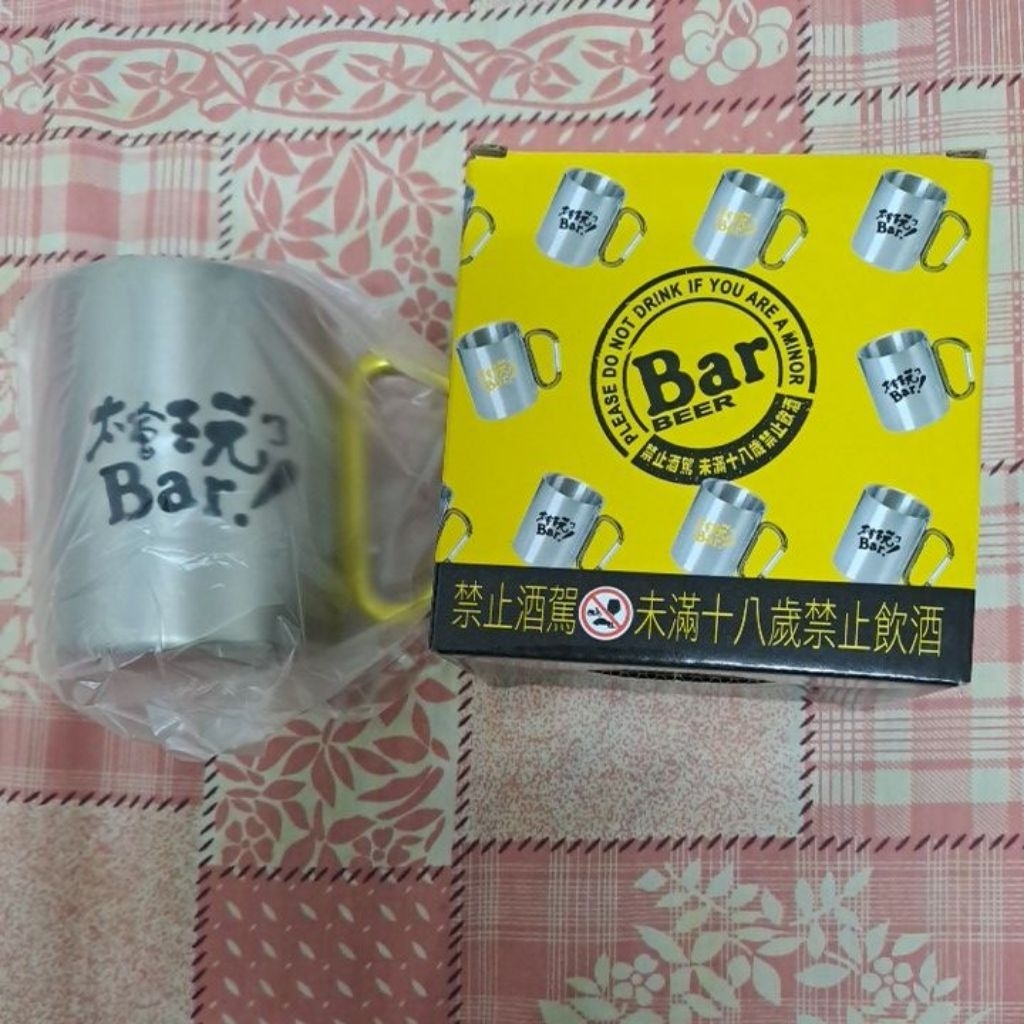 《全 新 品》太會玩了Bar扣環小鋼杯-黑色（未使用） | 蝦皮購物