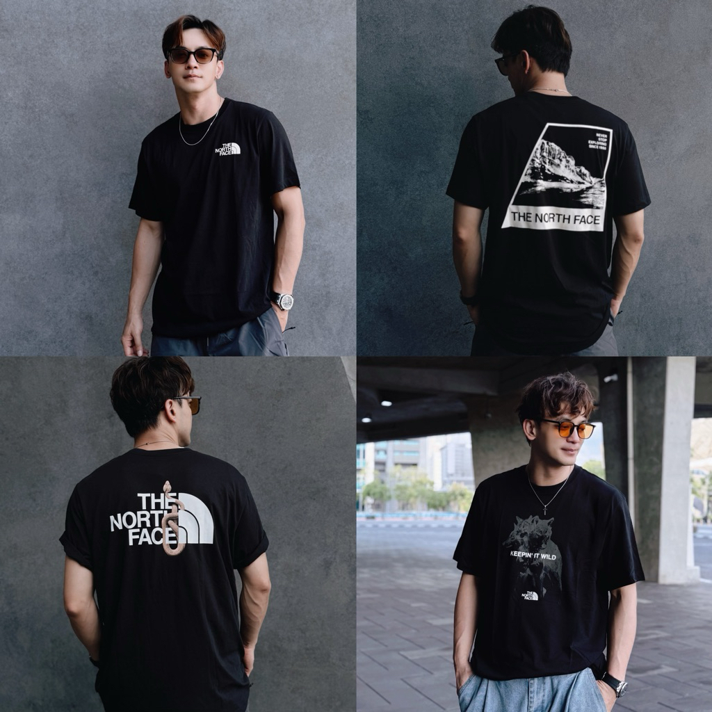 『美國阿丹』 THE NORTH FACE 北臉 北面 LOGO 圓領短T T恤 TNF | 蝦皮購物