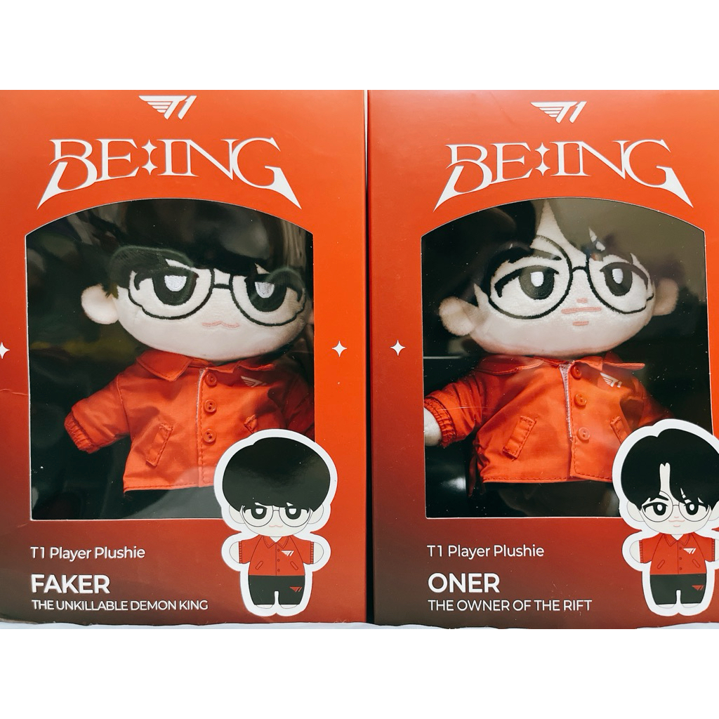現貨全新T1 2025 Doran Oner Faker Gumayusi Keria 20公分人形娃娃公仔