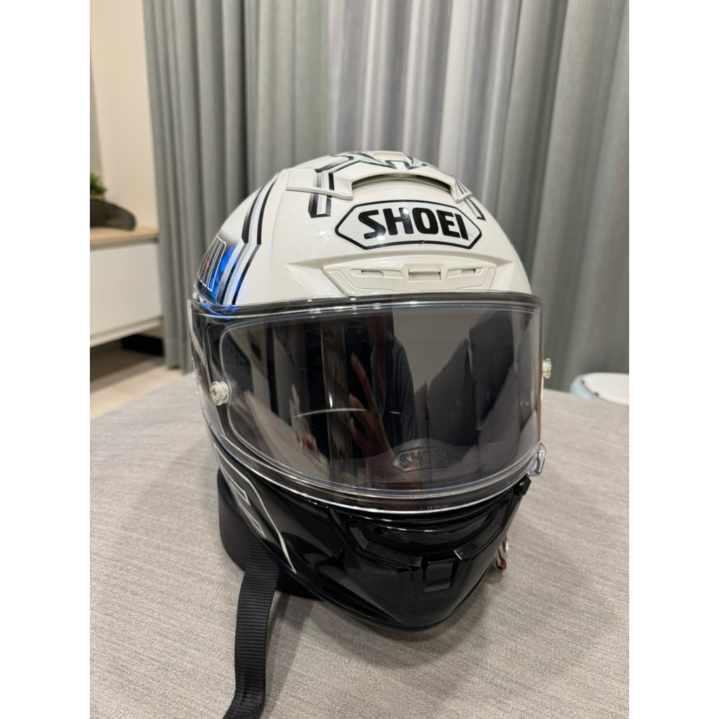 稀有8成新shoei X14 白螞蟻選手帽（xl號 蝦皮購物 